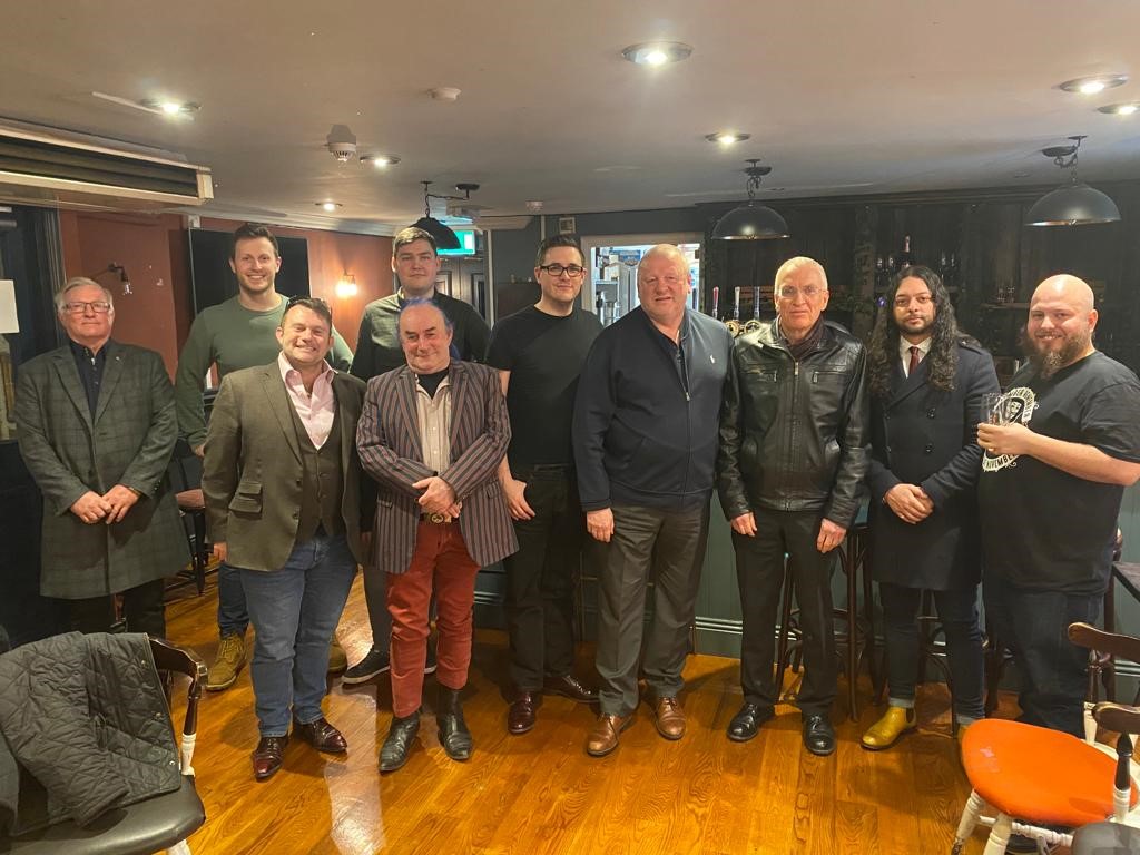 A group photo of the attendees of one of our socials at The Packhorse, Briggate, Leeds